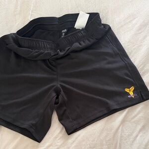 DSG Black Kids Shorts with Yellow Logo